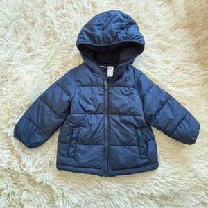 Old Navy Blue Puffer Jacket size 2T